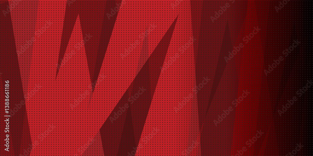 Canvas Prints dark red tech minimal background with abstract stripes and dots. vector illustration