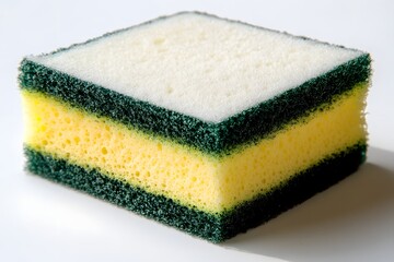 Multi-layered cleaning sponge