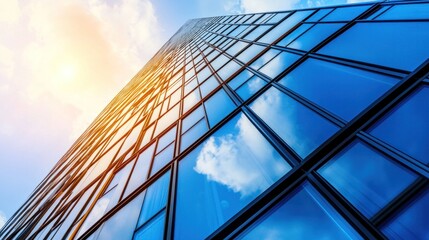 Innovative architecture in urban science high-rise building cityscape gigapixel technology perspective