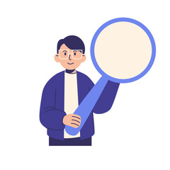 Job Hiring Cartoon Character