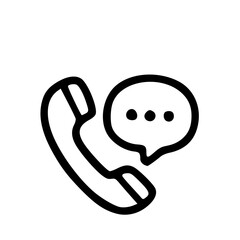 Phone Call Communication Icon