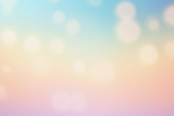 파스텔 보케 그라데이션 배경