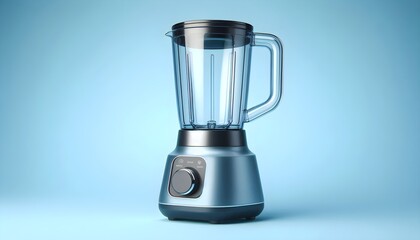 Sleek unbranded kitchen blender with clear pitcher and stylish design isolated