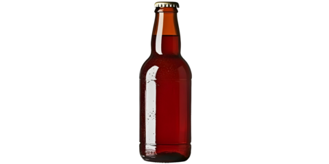 Isolated Beer Bottle Illustration On Transparent Background