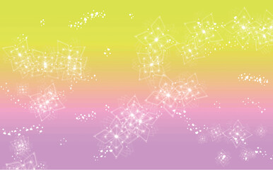 カラフルなキラキラ背景　暖色　ときめき