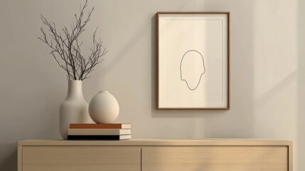 Minimalist Interior Decor By Generated AI