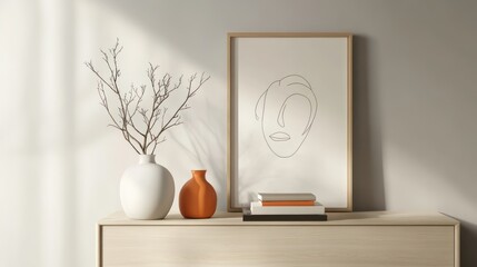 Minimalist Interior Decor By Generated AI