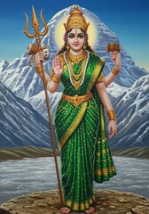 Obraz premium Hindu Indian Goddess