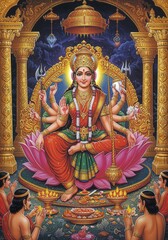 Fototapeta premium Hindu Indian Goddess