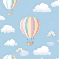 hot air balloon in sky