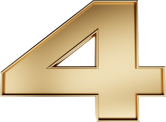 numeros 3d com textura de ouro, numeros para composicao