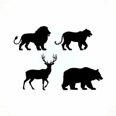 Naklejka premium Unique Icons - Animals