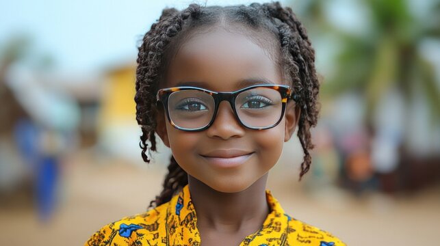 A community-driven eye care event where a doctor provides free vision screenings to underprivileged children