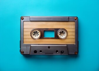 Fototapeta premium audio cassette isolated on white