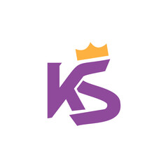 Letter KS or Sk Logo Template vector