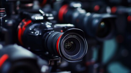 Professional Filmmaking Equipment Close-Up