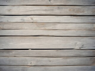 Fototapeta premium A close-up view of weathered wooden planks, showcasing a rustic texture. The faint grain and subtle imperfections add character, making it suitable for various decorative and artistic applicatio