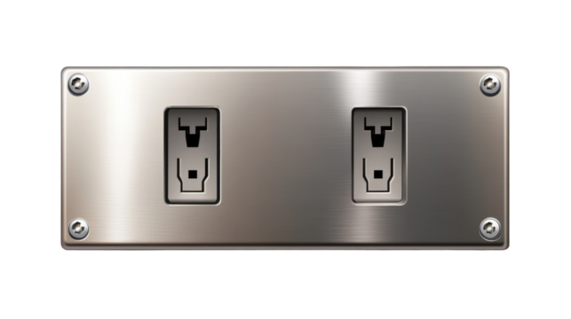 switch on white background