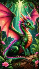 Obraz premium chinese dragon statue