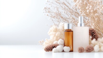 Natural skincare & fragrance display