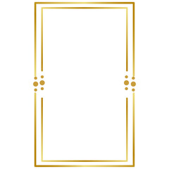 golden frame border elegance glow