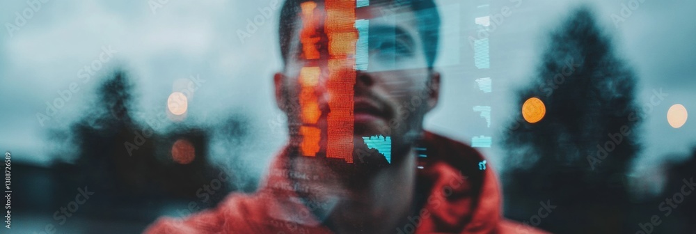 Poster Immersive Tech Vision Mixed Reality Augmented Professional Exploring Digital Holographic Interfaces - Futuristic Interaction Design for Next-Generation Workplace Innovation