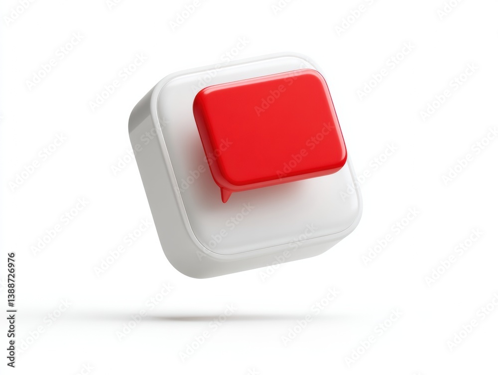 Poster Minimalist UX Alert Icon Sleek Digital Notification Design for Modern UI/UX Interfaces - Cutting-Edge Tech Branding with High-Impact Visual Communication