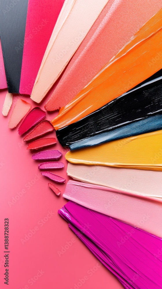 Poster Vibrant Digital Color Palette Dynamic Creative Design Trends Showcasing Expressive Gradient Spectrum for Modern Branding and Visual Communication Strategies