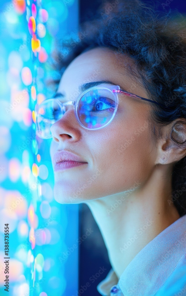 Poster Immersive Digital Learning Gen Z Innovator Explores Interactive Tech Landscape with Futuristic AR-Enabled Visual Analytics and Mindful Professional Development