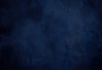 Deep Blue Textured Wall with Subtle Shadows Evoking Calmness and Depth