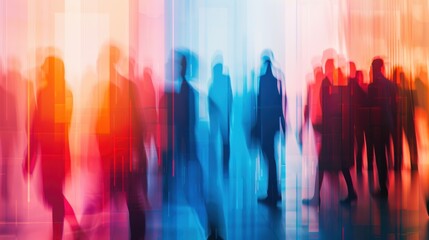 Abstract lines representing communication or interaction between customer and support staff in a minimalist style.