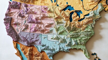 Real_estate U.s. Pastel Scene State Lakes Shimmering