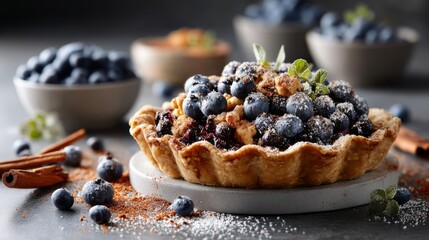 Generic Blueberry Cinnamon Perspective Sprinkle Fresh