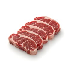 Thinly sliced lamb for packaging and branding presentations