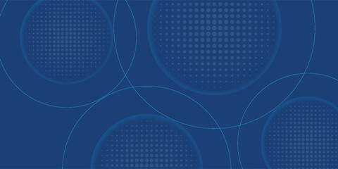 Abstract blue circle background. Vector illustration design for presentation, banner, cover, web, flyer, card, poster, wallpaper. modern eps10