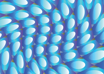 Gold circle interlaced pattern on purple background. Gold interlocking pattern on purple backdrop