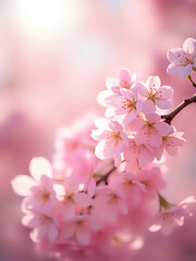 Obraz premium pink sakura