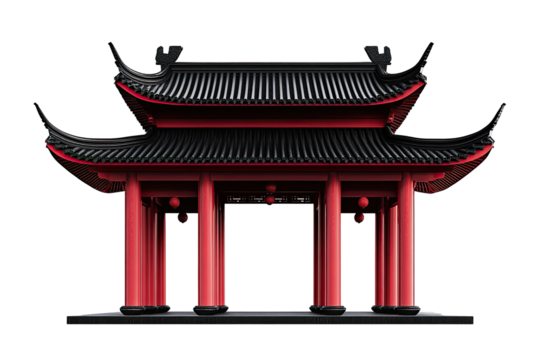 Traditional Chinese Gate Structure