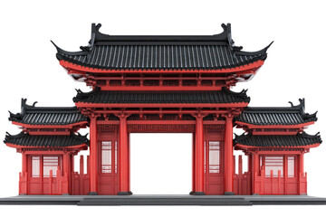 Fototapeta premium Traditional Chinese Gate