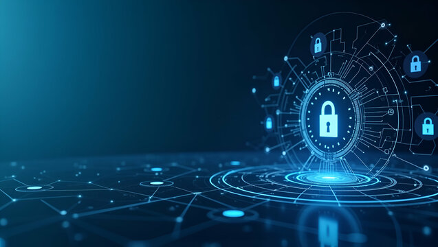 Wallpaper design featuring expansive empty space with sleek minimalist aesthetics that illustrate real time fraud prevention by integrating advanced digital security measures dynamic AI driven analyti