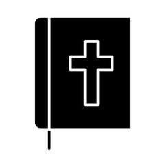 Fototapeta premium bible glyph icon