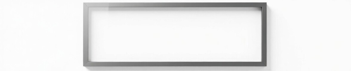 Simple black wooden picture frame isolated on white , rustic, isolated