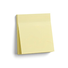 yellow sticky notes pad mockup