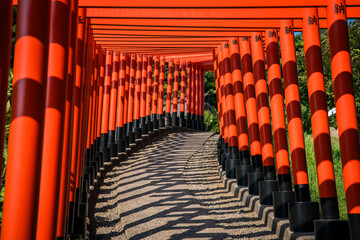 Takayama Inari Shrine in Ushigatacho, Tsugaru, Aomori, Japan