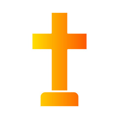 cross gradient icon