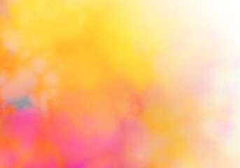 Digital Painting Featuring Softly Blended Hues of Yellow, Orange, and Pink Creating a Warm and Radiant Texture with Subtle Variations
