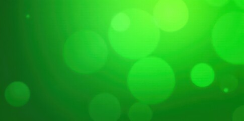 Flowing green circles, vibrant gradient backdrop, light, circles, green