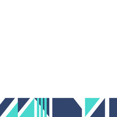 Obraz premium Modern Geometric Border