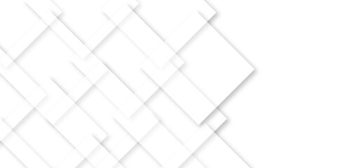 Fototapeta premium Abstract White Tile Pattern Background. Abstract tile 3d shadow background for desktop. vector illustration of an abstract background