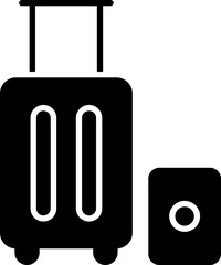 Luggage Bag Vector Stock Icon